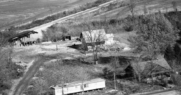 Vintage Aerial photo from 1984 in Pemiscot County, MO