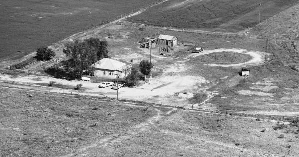 Vintage Aerial photo from 1989 in Eddy County, NM
