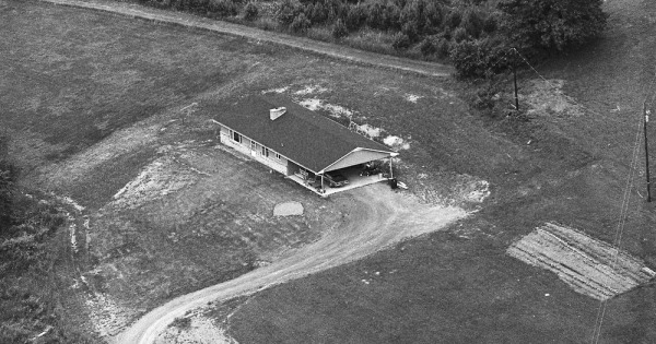 Vintage Aerial photo from -1986 in Northumberland County, PA