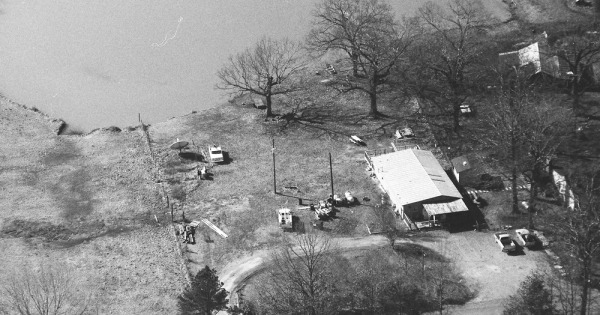 Vintage Aerial photo from 1994 in Lowndes County, MS