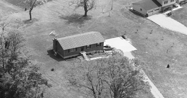 Vintage Aerial photo from 1980 in Jessamine County, KY