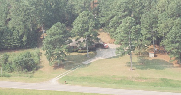 Vintage Aerial photo from 1997 in Jones County, GA
