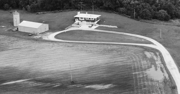 Vintage Aerial photo from 1978 in Columbia County, WI