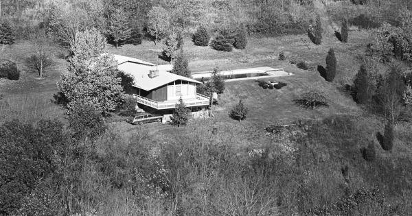 Vintage Aerial photo from -1986 in Bucks County, PA