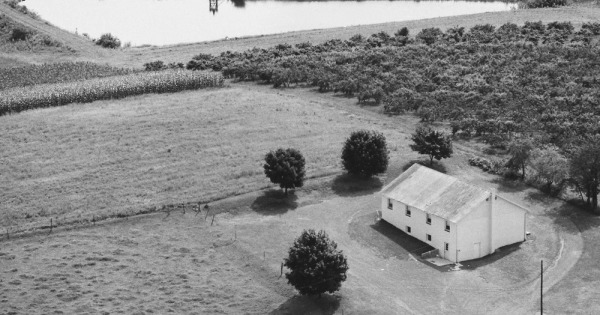 Vintage Aerial photo from 1986 in Snyder County, PA