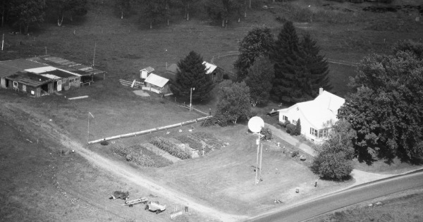Vintage Aerial photo from 1987 in Oswego County, NY