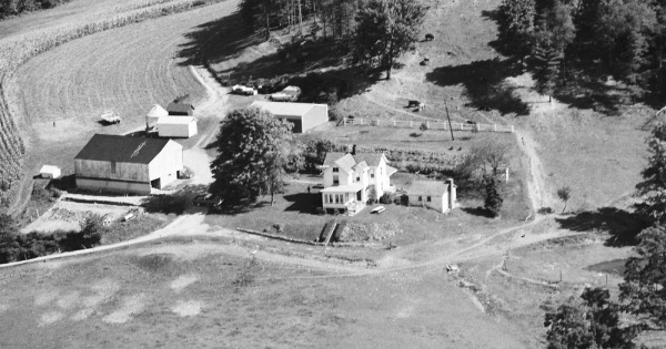 Vintage Aerial photo from 1987 in Butler County, PA