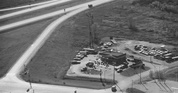 Vintage Aerial photo from 1980 in Van Buren County, MI