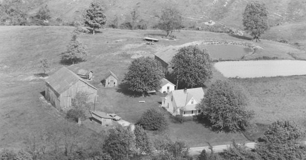Vintage Aerial photo from 1980 in Spencer County, KY