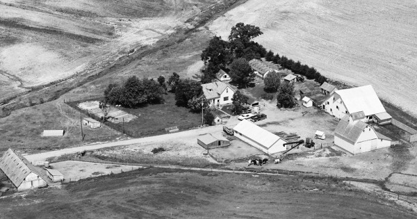 Vintage Aerial photo from 1982 in Tama County, IA