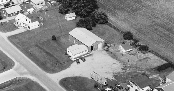 Vintage Aerial photo from 1983 in Nobles County, MN
