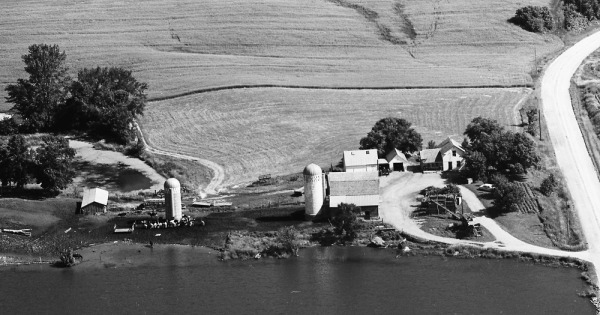 Vintage Aerial photo from 1967 in Scott County, MN