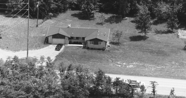 Vintage Aerial photo from 1985 in Wayne County, MI