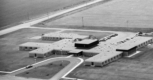 Vintage Aerial photo from 1968 in Lincoln County, MN