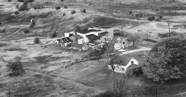 Vintage Aerial photo from 1972 in Kent County, MI