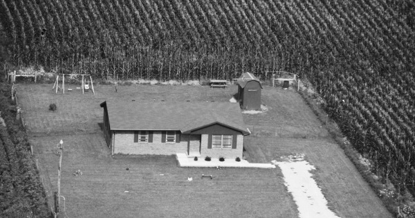 Vintage Aerial photo from 1979 in Shelby County, IN
