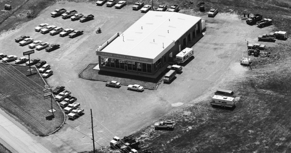 Vintage Aerial photo from -1986 in Monroe County, MO