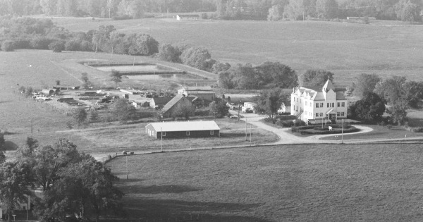 Vintage Aerial photo from 1980 in Clinton County, MO