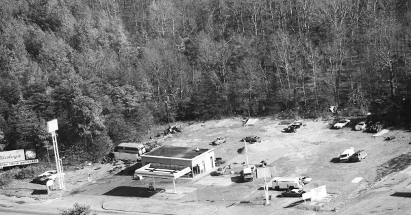 Vintage Aerial photo from 1985 in Caroline County, VA
