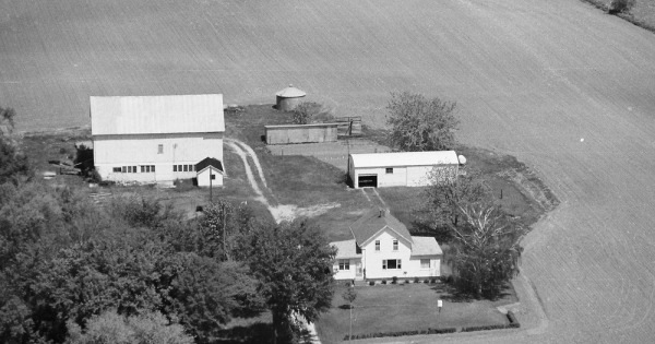 Vintage Aerial photo from 1980 in St. Croix County, WI