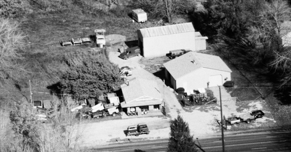 Vintage Aerial photo from 1988 in Ashtabula County, OH