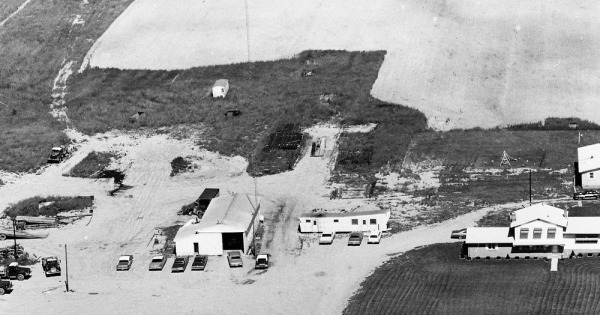Vintage Aerial photo from 1968 in Morrow County, OH