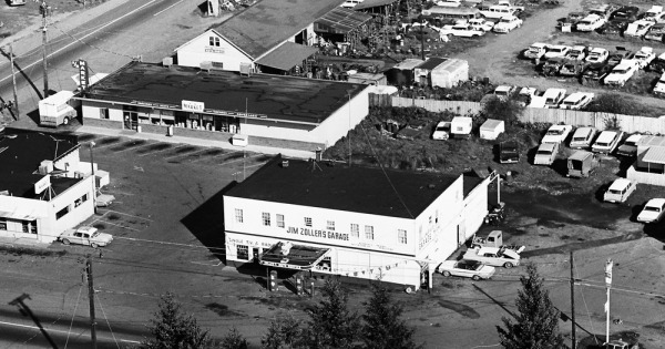Vintage Aerial photo from 1968 in Clark County, WA