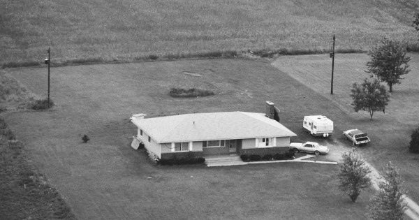 Vintage Aerial photo from 1978 in Licking County, OH