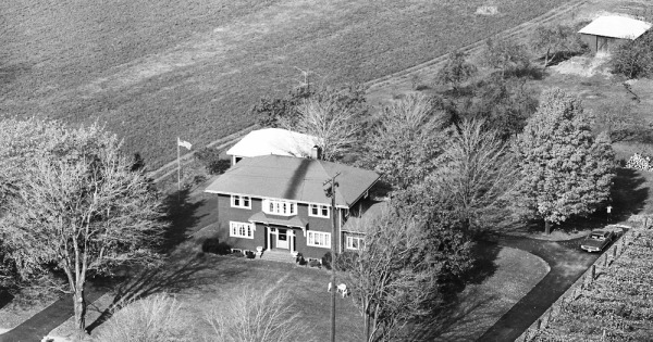 Vintage Aerial photo from 1968 in Ashtabula County, OH