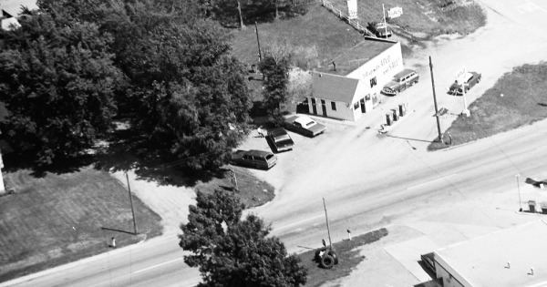 Vintage Aerial photo from 1969 in Waseca County, MN