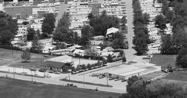 Vintage Aerial photo from 1978 in Knox County, IL