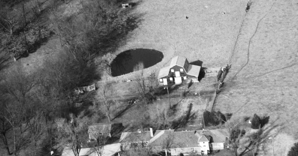 Vintage Aerial photo from 1988 in Benton County, AR
