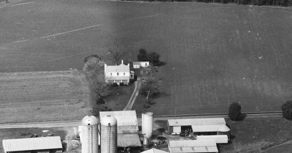 Vintage Aerial photo from 1990 in Cecil County, MD