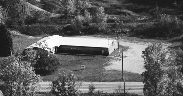 Vintage Aerial photo from 1988 in Livingston County, MI
