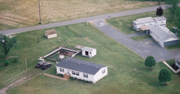Vintage Aerial photo from 2000 in Wicomico County, MD