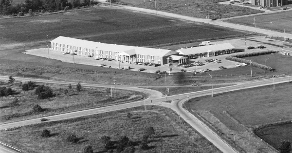 Vintage Aerial photo from 1983 in Polk County, IA