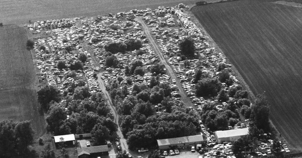 Vintage Aerial photo from 1992 in Boone County, IA