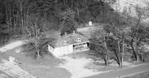 Vintage Aerial photo from 1985 in Caroline County, VA