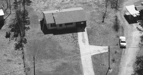 Vintage Aerial photo from 1987 in Carroll County, GA