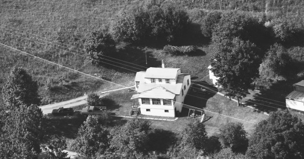 Vintage Aerial photo from 1987 in Mercer County, WV