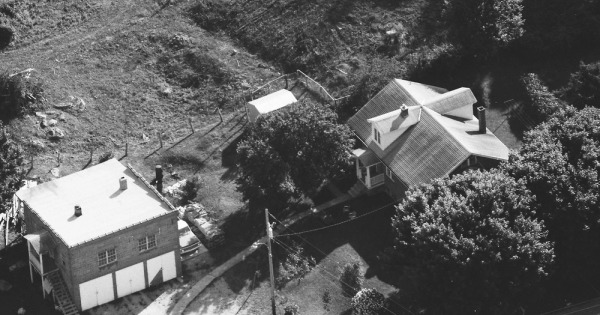 Vintage Aerial photo from 1987 in Mercer County, WV