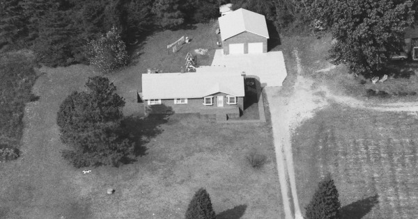 Vintage Aerial photo from 2001 in Caroline County, VA