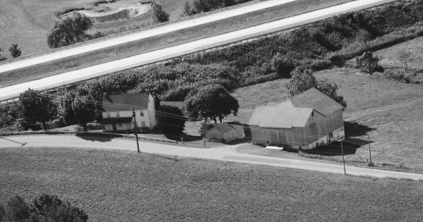 Vintage Aerial photo from 1986 in Chester County, PA