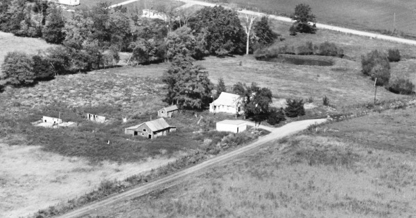 Vintage Aerial photo from 1981 in Gentry County, MO
