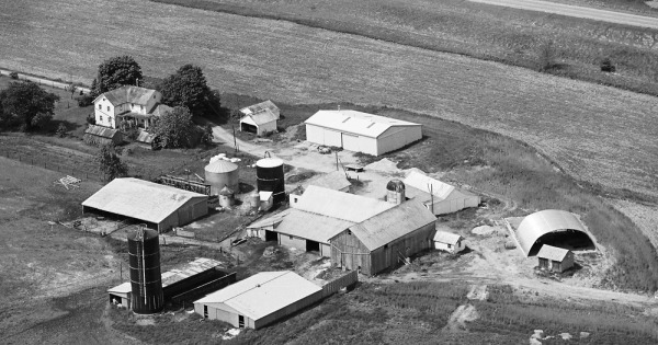 Vintage Aerial photo from 1981 in Fairfield County, OH