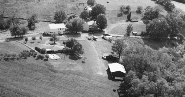 Vintage Aerial photo from 1988 in Ohio County, WV