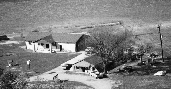 Vintage Aerial photo from 1984 in Pemiscot County, MO