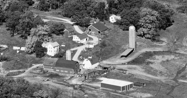 Vintage Aerial photo from 1980 in Jo Daviess County, IL
