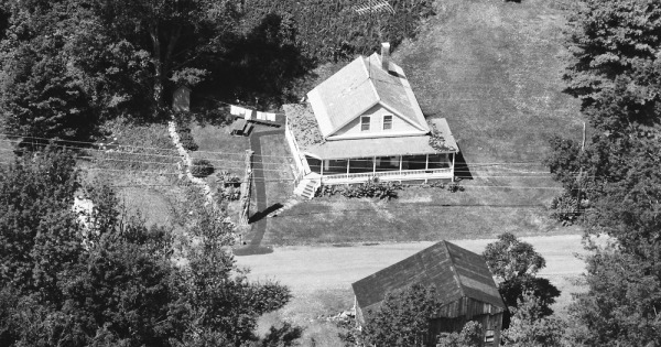 Vintage Aerial photo from 1988 in Cheshire County, NH