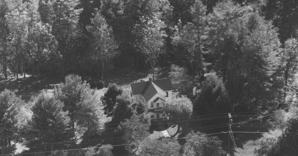Vintage Aerial photo from 1995 in McDowell County, NC